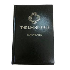 The Living Bible Paraphrased 1974 Tyndale House Padded Soft Hardcover Vintage Bo